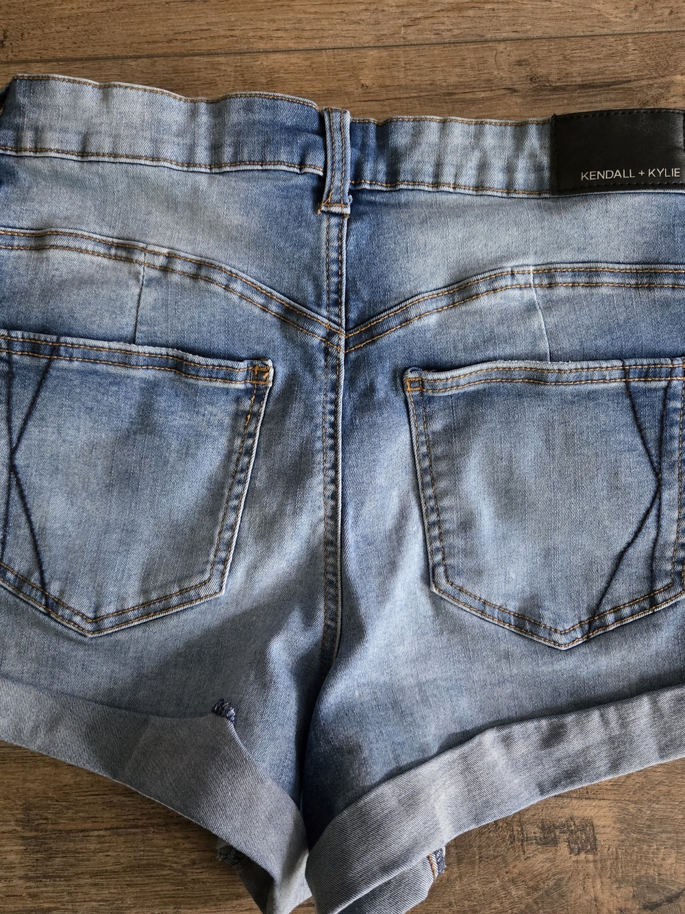 Kendall + Kylie Light Wash Denim Shorts Size 9